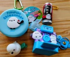 ふくふくシマエナガ カラビナシリコンミニポーチ タイトー限定+シマエナガ　セットのサムネイル
