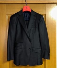 【ほぼ未使用品】スプレーモ銀座 ゼニアトロフェオ ブラックスーツ ほぼ未使用品】スプレーモ銀座 ゼニアトロフェオ ブラックスーツ