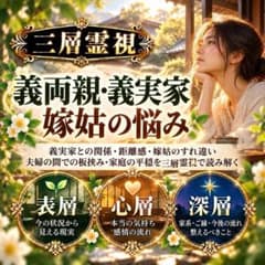 【霊視鑑定】義実家・義両親・嫁姑・人間関係・夫婦喧嘩・親族・帰省・同居・行事のサムネイル