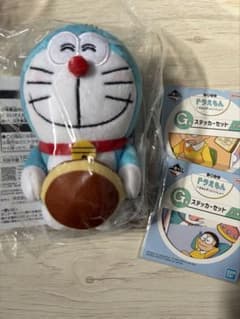 도라에몽 1번 복권 C상 칠라린 프렌즈 봉제인형 마스코트 도라에몽