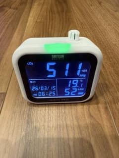 サンワサプライ CO2二酸化炭素測定器 温度 湿度計付き CHE-C1のサムネイル