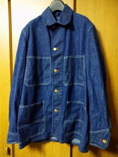 30s 40s ビンテージ WPA デニム カバーオール 36 - メルカリ