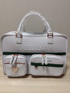 【新品未使用・タグ・保護袋付】MARK&LONA CODE ボストンバッグ 白 新品未使用・タグ・保護袋付】MARK&LONA CODE ボストンバッグ 白