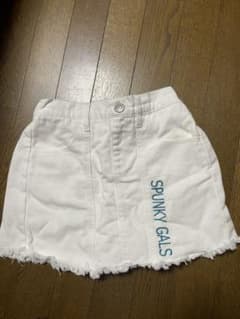 ホワイトデニムショートパンツ　150サイズ　美品のサムネイル