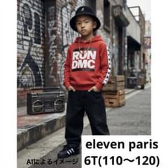 RUN DMC elevenparis キッズ パーカー レッド