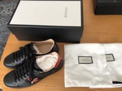 送料無料！GUCCI スニーカー　グッチ エース エンブロイダリー付きのサムネイル