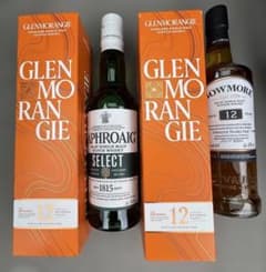 Glenmorangie 12 Laphroaig Bowmore 12 - メルカリ