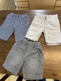 キッズ ハーフパンツ 110-120 3点セットのサムネイル
