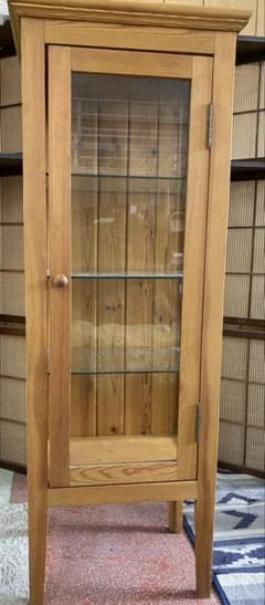 一点物】AIROS JAPAN アイロスジャパン キャビネットキュリオ パイン