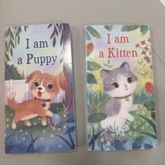 I am a Puppy /Kitten 英語絵本 2冊ボードブックのサムネイル