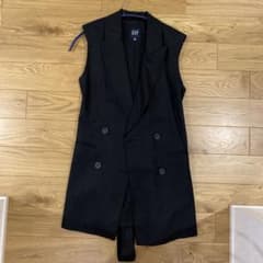 GAP ベスト ジレ ブラック XS