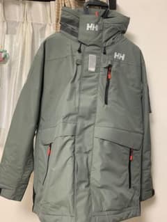 【新品タグ付】ヘリーハンセン　オーシャンフレイプロジャケット　L セージのサムネイル