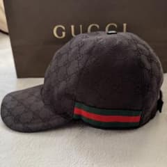 GUCCI グッチ GG柄 キャップ シェリーライン XL 60 ブラック - メルカリ