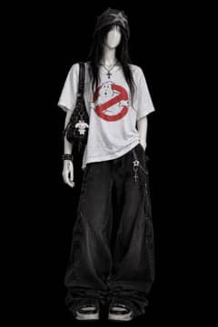 M*a様 ゴーストバスターズ　プリントクルーネックTシャツ　M　ホワイトのサムネイル