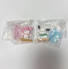 サンリオキャラクターズ　ブランコ　ガチャガチャ マイメロ・ポチャッコのサムネイル