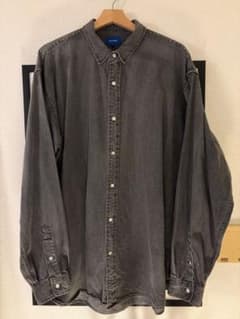 BEAMS デニムシャツ 長袖 グレーのサムネイル