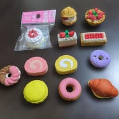 おもしろ消しゴム スイーツ まとめ売り