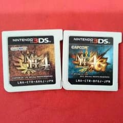 닌텐도 3DS 몬스터 헌터 4/4G 소프트만 2점 세트
