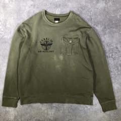 DOUBLE RL スウェット R-2 カーキ 胸ポケット XL ミリタリー - メルカリ