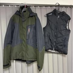 【ゆきみ様専用】ワークマンイージスストロングジャケット＆インナーベストL カーキのサムネイル