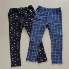 ユニクロ　レギンス パンツ　100　ミッキーのサムネイル