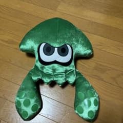 スプラトゥーン イカ ぬいぐるみ グリーンのサムネイル