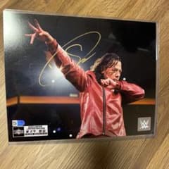 ☆中邑真輔選手 WWEサイン入りポートレートのサムネイル