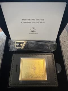 金額交渉あり保護シール付ANAミリオンマイラーネームタグ1,000,000マイル 金額交渉あり保護シール付ANAミリオンマイラーネームタグ1,000,000