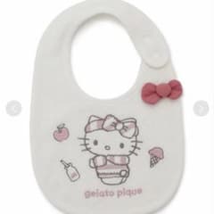 【完売】gelato pique BABY ワンポイントスタイ サンリオキティのサムネイル