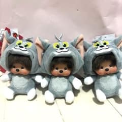 [3체 세트] 몬치치 톰과 제리 톰 몬치치 얼굴 데카 SS 키체인