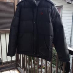 ちゅか様専用☆ラルフローレン　黒ダウン　キッズLサイズのサムネイル