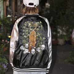 ！値下げ！スカジャン 虎/骸 ★サントニブンノイチ購入★のサムネイル