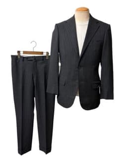 BEAMS F ビームス エフ ストライプ スーツ グレー A4相当 xpv - メルカリ