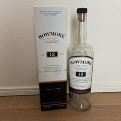 空瓶空箱】BOWMORE 12年 空瓶 空箱セット - メルカリ