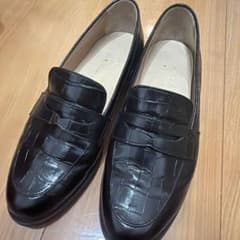FRAY I.D × REGAL コラボ ローファー クロコ型押し。のサムネイル