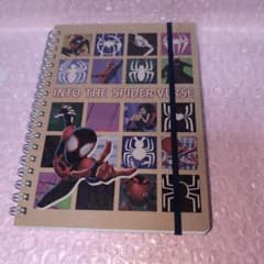 Spider-Man: Into the Spider-Verse Ring Notebook with Elastic Band (Unused)
