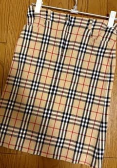 BURBERRY チェック柄 タイトスカート 36のサムネイル