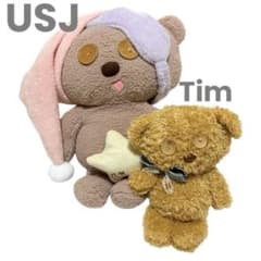 【美品】 USJ ティム Tim ぬいぐるみ 大中 2体セット ミニオンズ ボブ