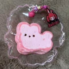 taonini タオニニ 千層うさぎ 虹うさぎ ピンク 大 スクイーズ - メルカリ