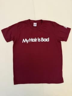 My Hair is Bad Tシャツ バーガンディのサムネイル