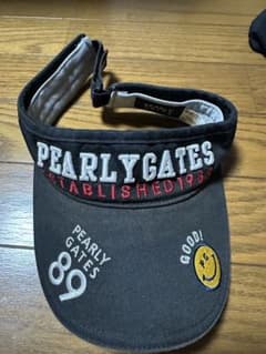 PEARLY GATES バイザー 黒のサムネイル