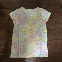 ヴィゴス キッズ 半袖Tシャツ レインボー 月 星 M 大人XSサイズ相当のサムネイル