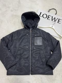 新品タグ付】LOEWE アナグラム フーデッドジャケット ナイロン