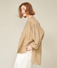 専用ページ　人気完売品　conteコンテ　シアー Vネックブラウス ベージュ 人気完売品 conteコンテ シアー Vネックブラウス ベージュ - メルカリ