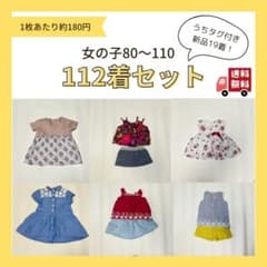 【新品19品！美品】女の子 112着セット |アウター・フォーマルワンピース入りのサムネイル