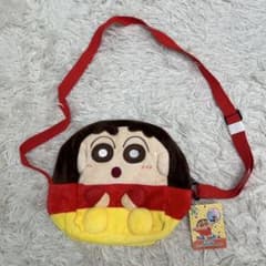신품 태그 첨부 크레용 신짱 보온 보냉 멀티 숄더백 인형