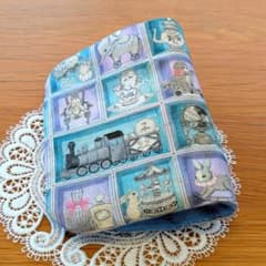 ふわふわガーゼハンカチ⭐️ユキエモン☆ナイトボックス ラベンダー