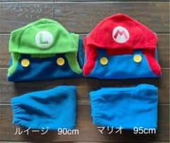 値下げ★美品★ハロウィン　仮装　マリオ＆ルイージ　上下セットのサムネイル