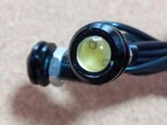 1.5W LEDハイパワーイーグルアイ ホワイト 黒ボディ 2本セットのサムネイル