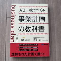 A3一枚でつくる 事業計画の教科書のサムネイル